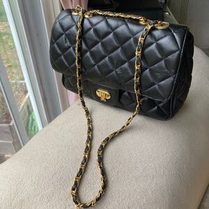 Quilted Lambskin handbag (classic Chanel style)
